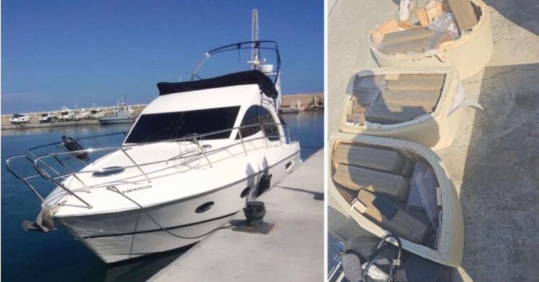 عملية نوعية تحبط تهريب 129 كيلوغرامًا من الحشيش على متن يخت فاخر انطلق من مارينا سمير