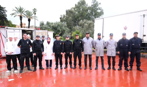 القصر الكبير .. المديرية العامة للأمن الوطني تعبئ وحدتين متنقلتين لتموين الساكنة المتضررة