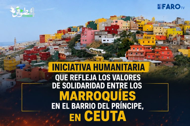 Iniciativa humanitaria que refleja los valores de solidaridad entre los marroquíes en el barrio del Príncipe, en Ceuta