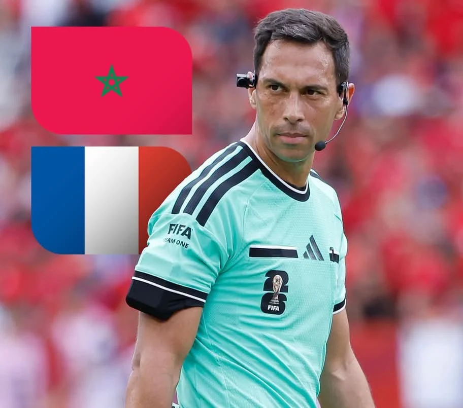 الفأل الأرجنتيني والعداء الكروي الفرنسي.. الحكم فاكوندو تيلو يقود قمة المغرب وفرنسا